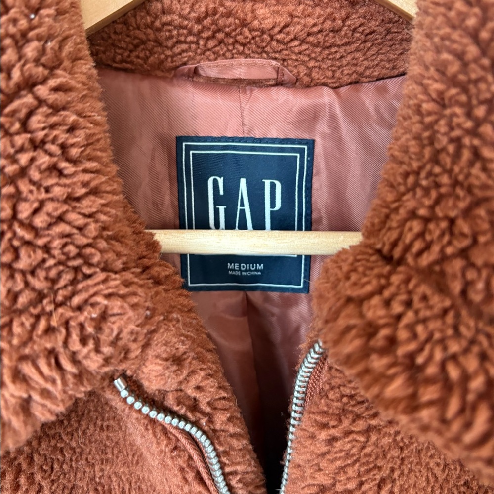 GAP Warm Brown Fleece Jacket